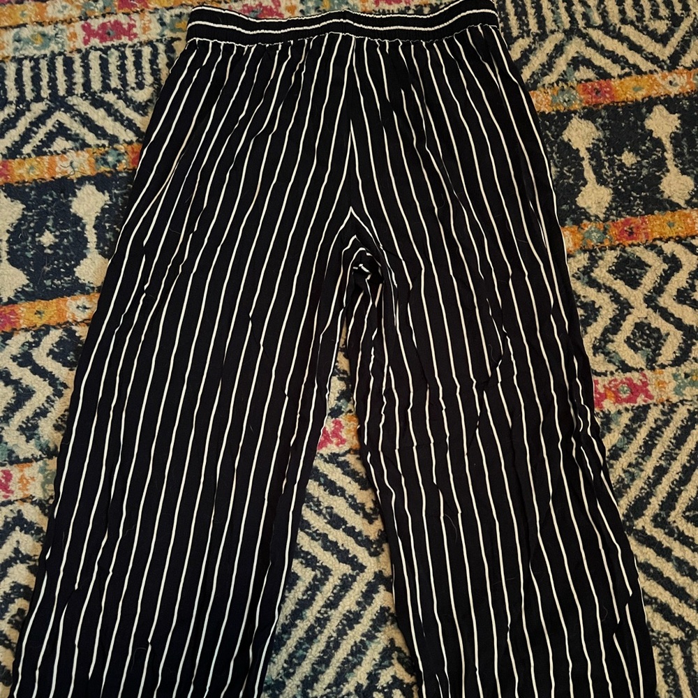 JCrew wide leg crop pants